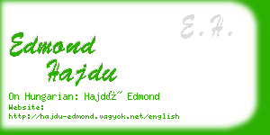 edmond hajdu business card